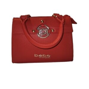 NWT Bebe Women's Kira Mini Satchel in Red
